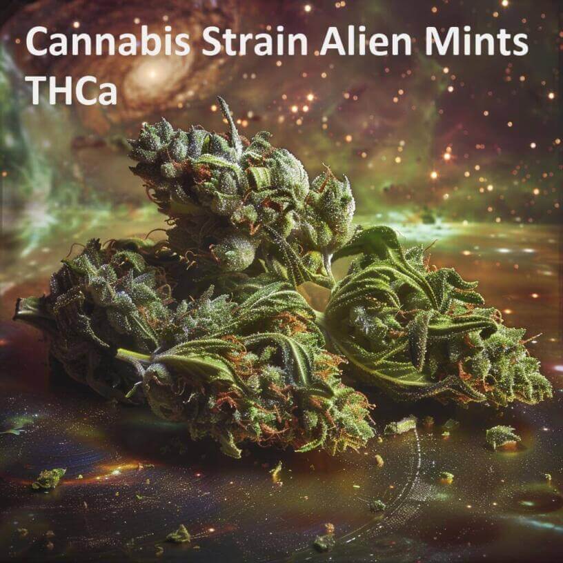 Cannabis Strain Alien Mints THCa 