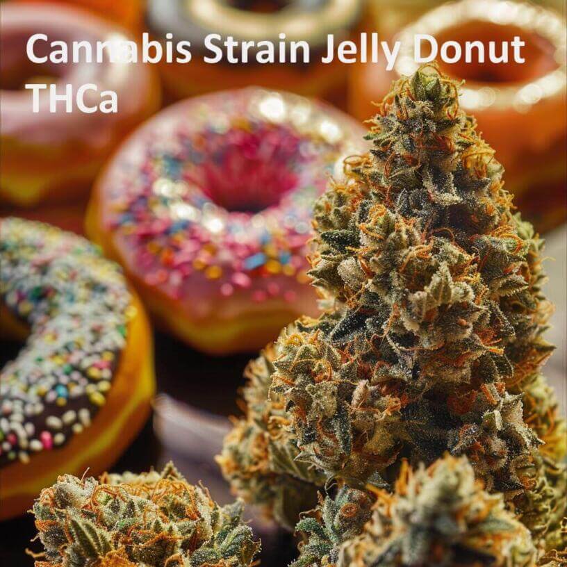 Cannabis Strain Jelly Donut THCa 