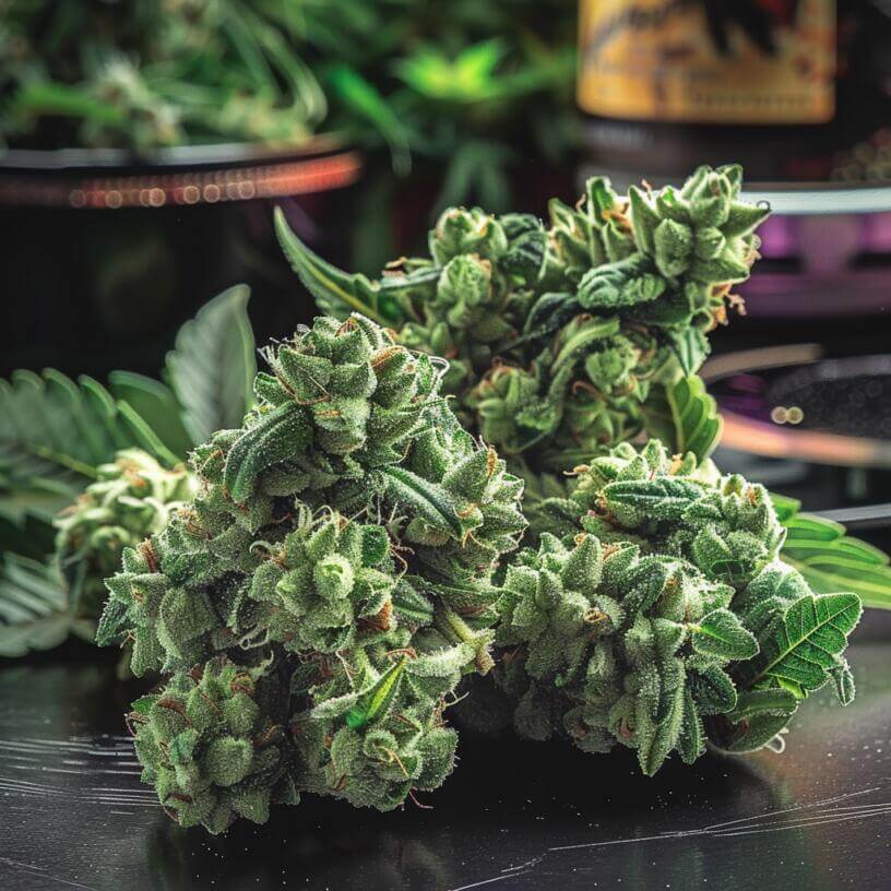Cannabis Strain Mint Face Off THCa 