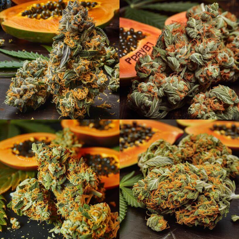 Cannabis Strain Papaya Bomb THCa 