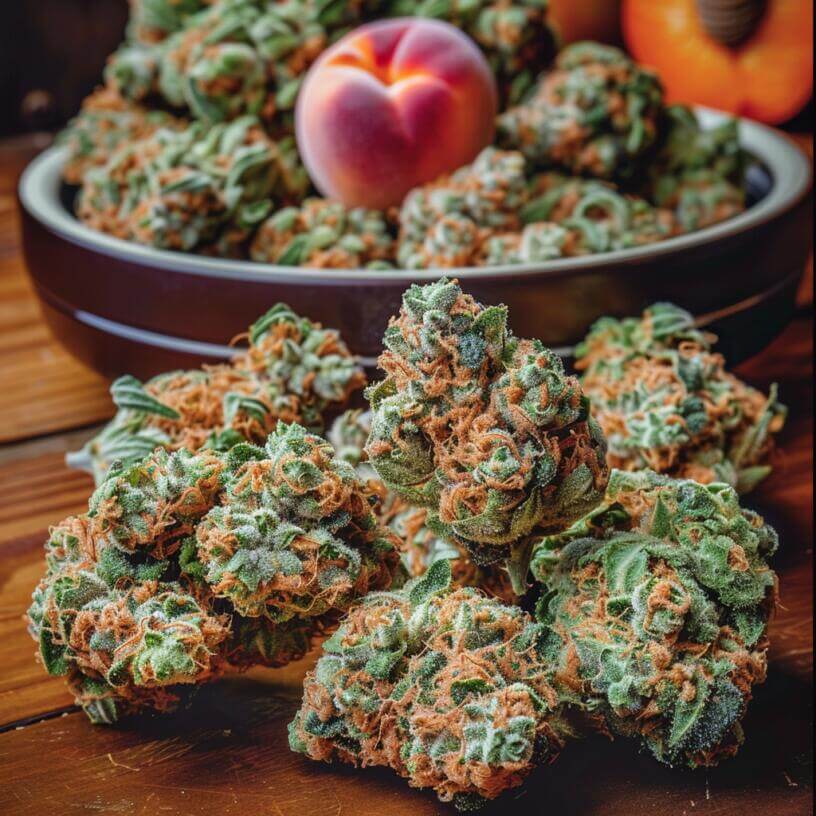 Cannabis Strain Peach Ozz THCa 