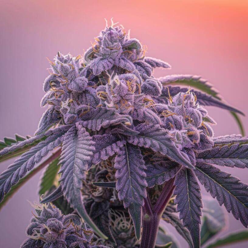 Cannabis Strain Purple Sunset THCa 