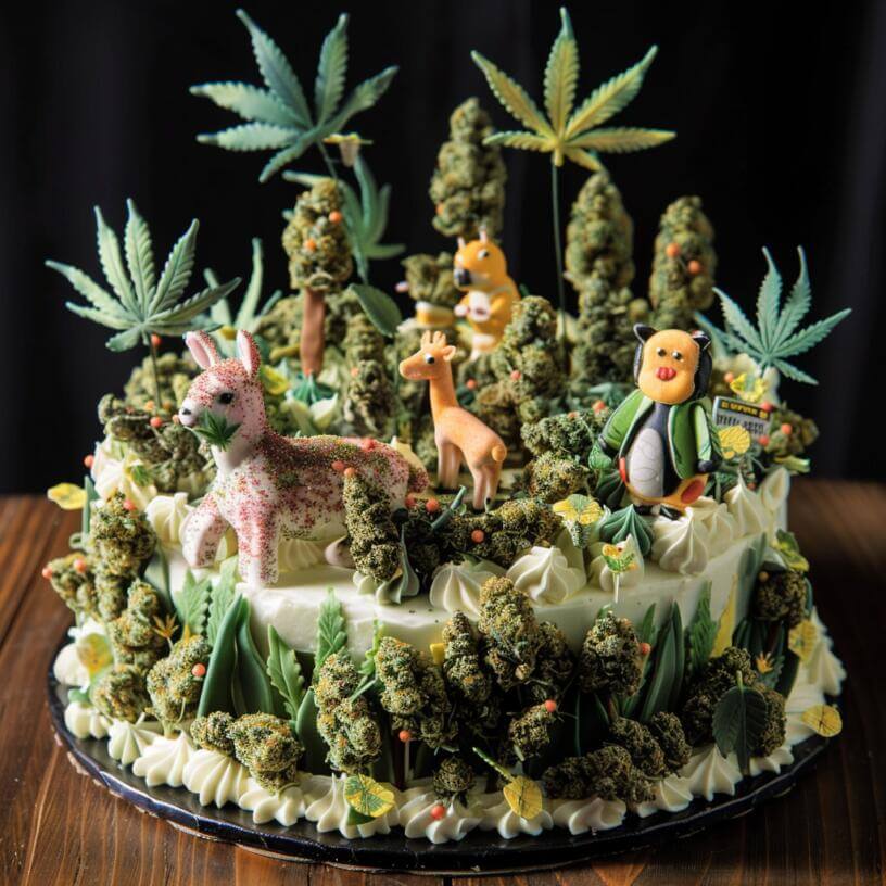 Marijuana Strain Animal Cake THCa 