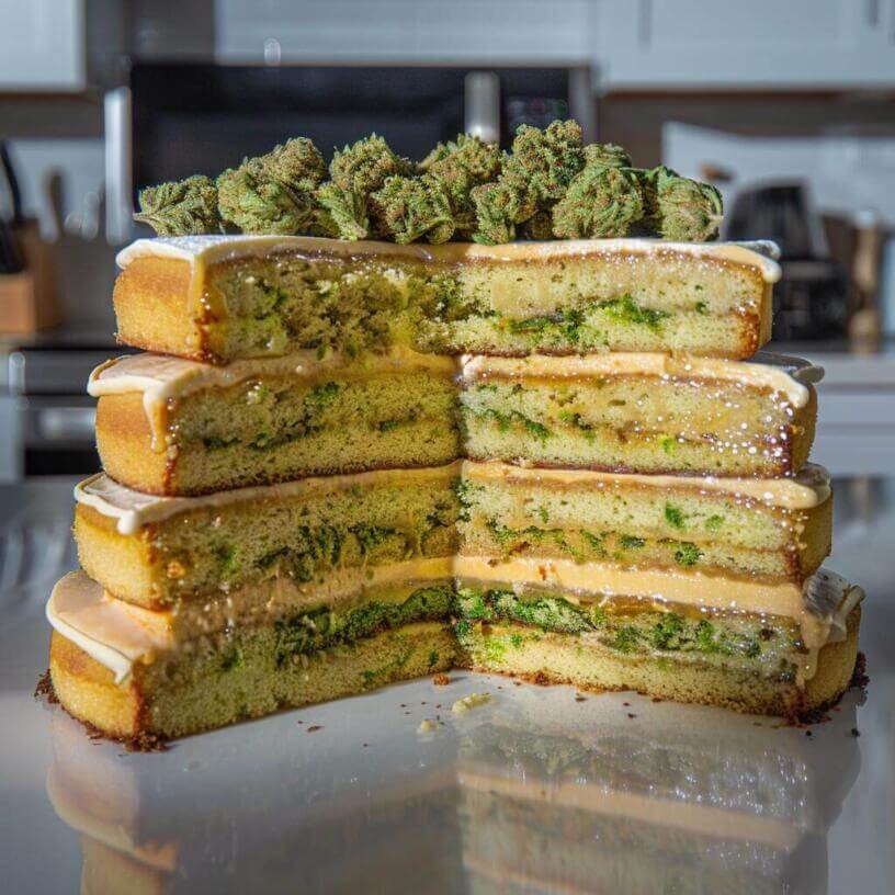 Marijuana Strain Layer Cake THCa 