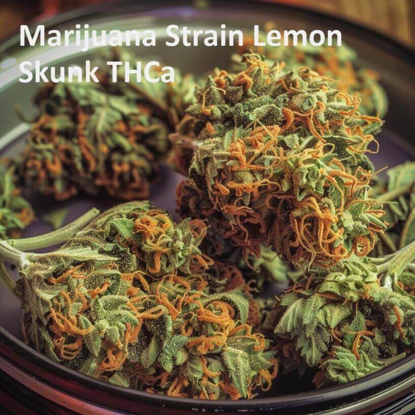 Marijuana Strain Lemon Skunk THCa 