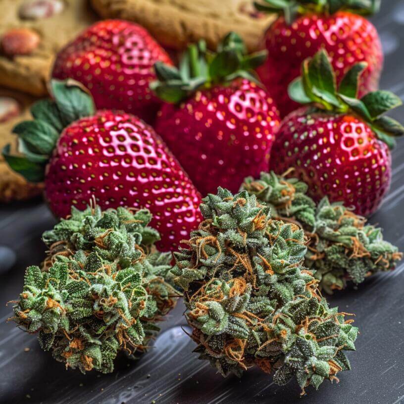 Marijuana Strain Strawberry Cookies THCa 
