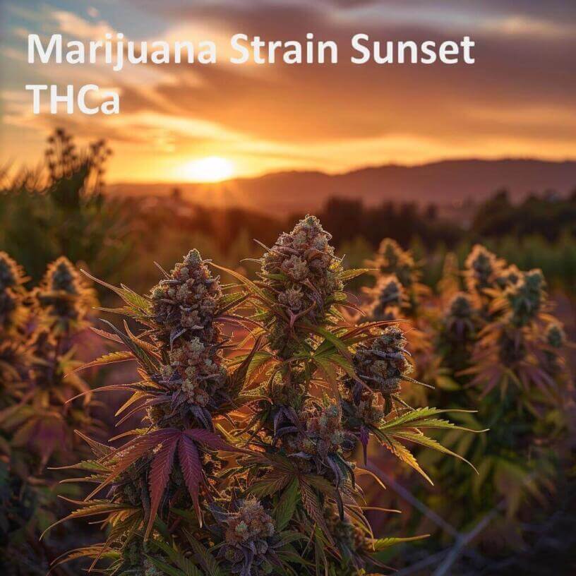Marijuana Strain Sunset THCa 