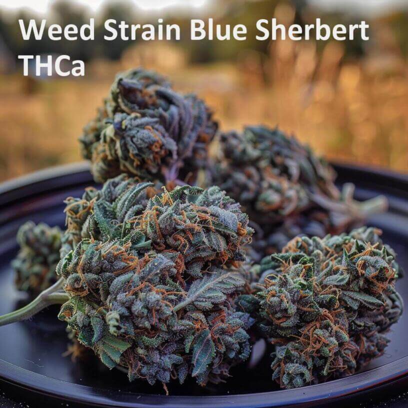 Weed Strain Blue Sherbert THCa 