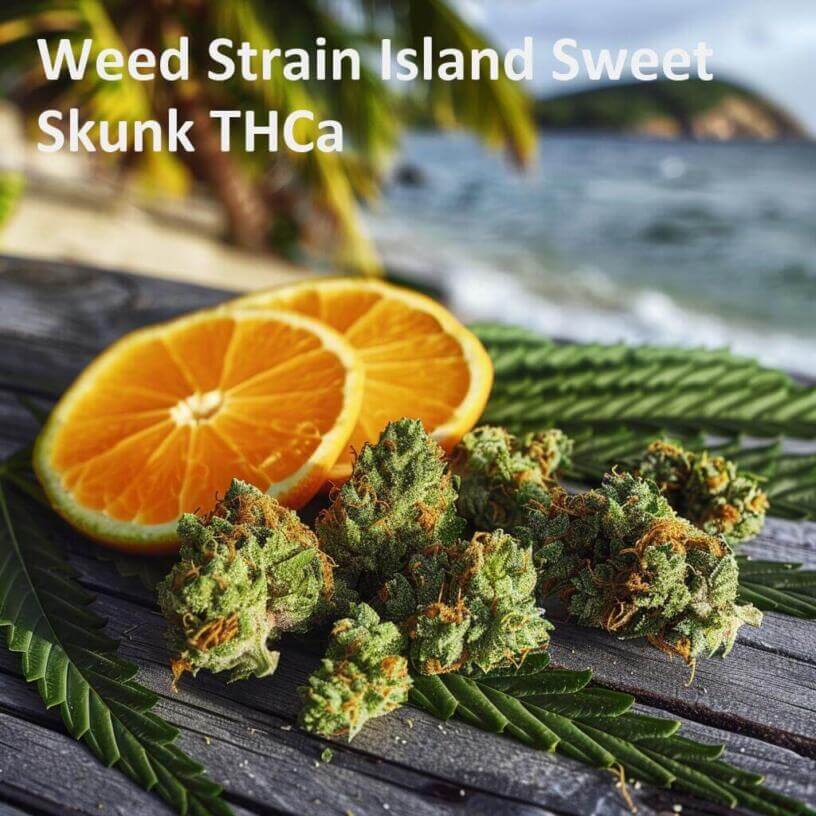 Weed Strain Island Sweet Skunk THCa 