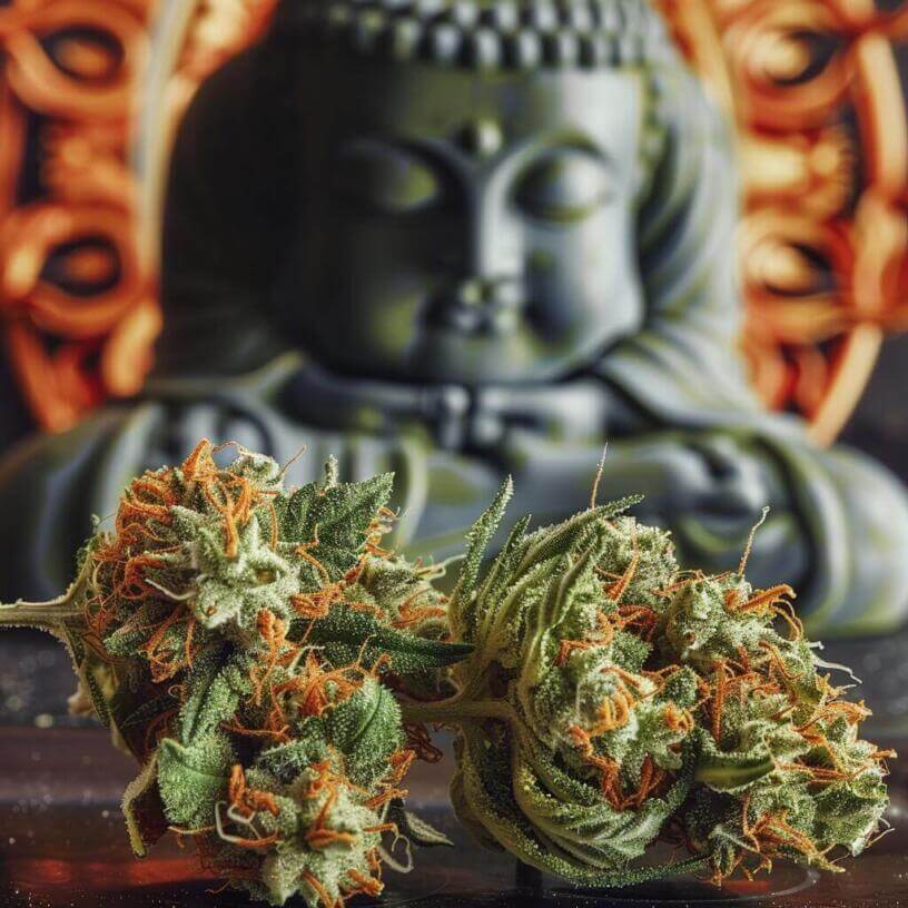Weed Strain Laughing Buddha THCa 
