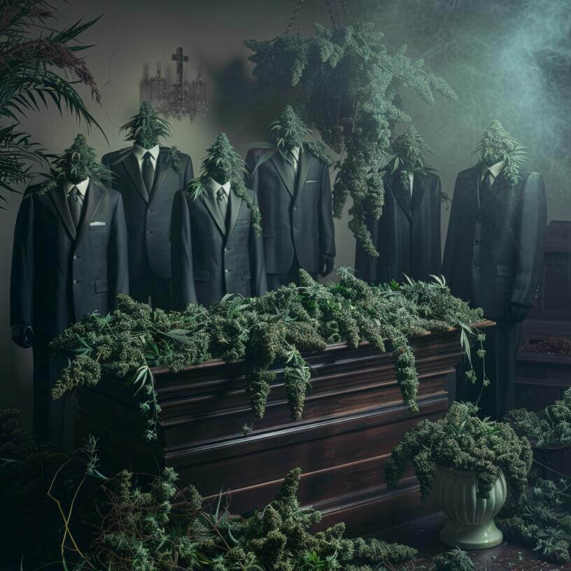 Weed Strain Mafia Funeral THCa 